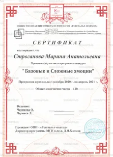 Диплом Марины Строгановой 3
