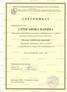 Диплом Марины Строгановой 14
