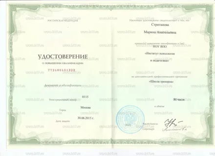 Диплом Марины Строгановой 15