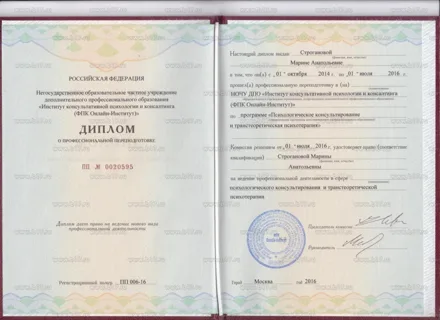 Диплом Марины Строгановой 17